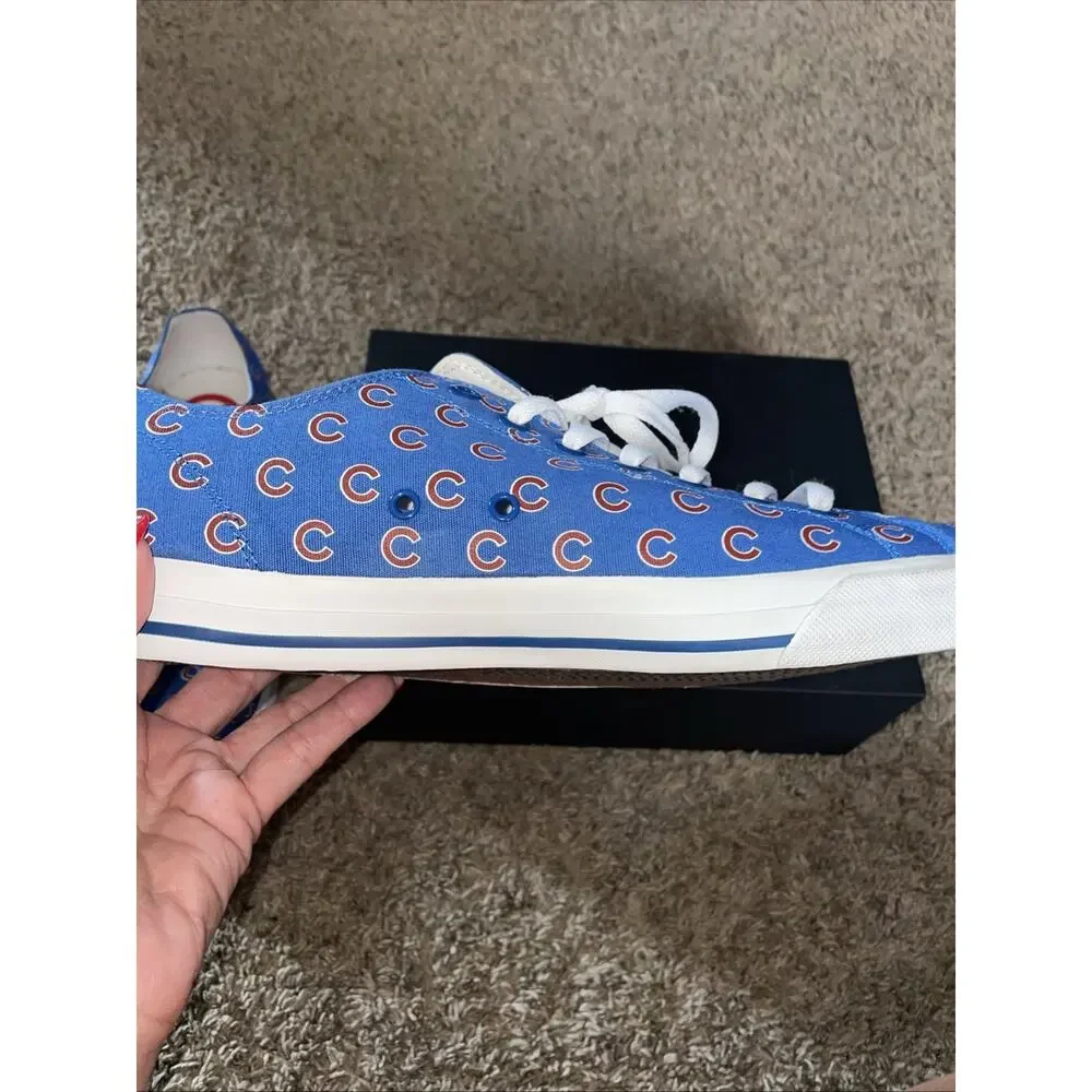 Row One Chicago Cubs Blue Shoes Sneakers Men's 13 Women's 14.5 MLB Baseball